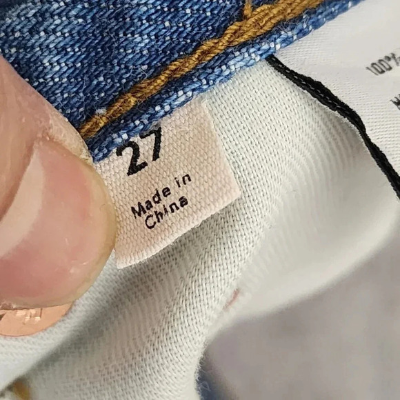 GRLFRND x Revolve The Bella Low Rise Boyfriend Baggy Jeans 27 Distressed 27CT - Picture 7 of 11